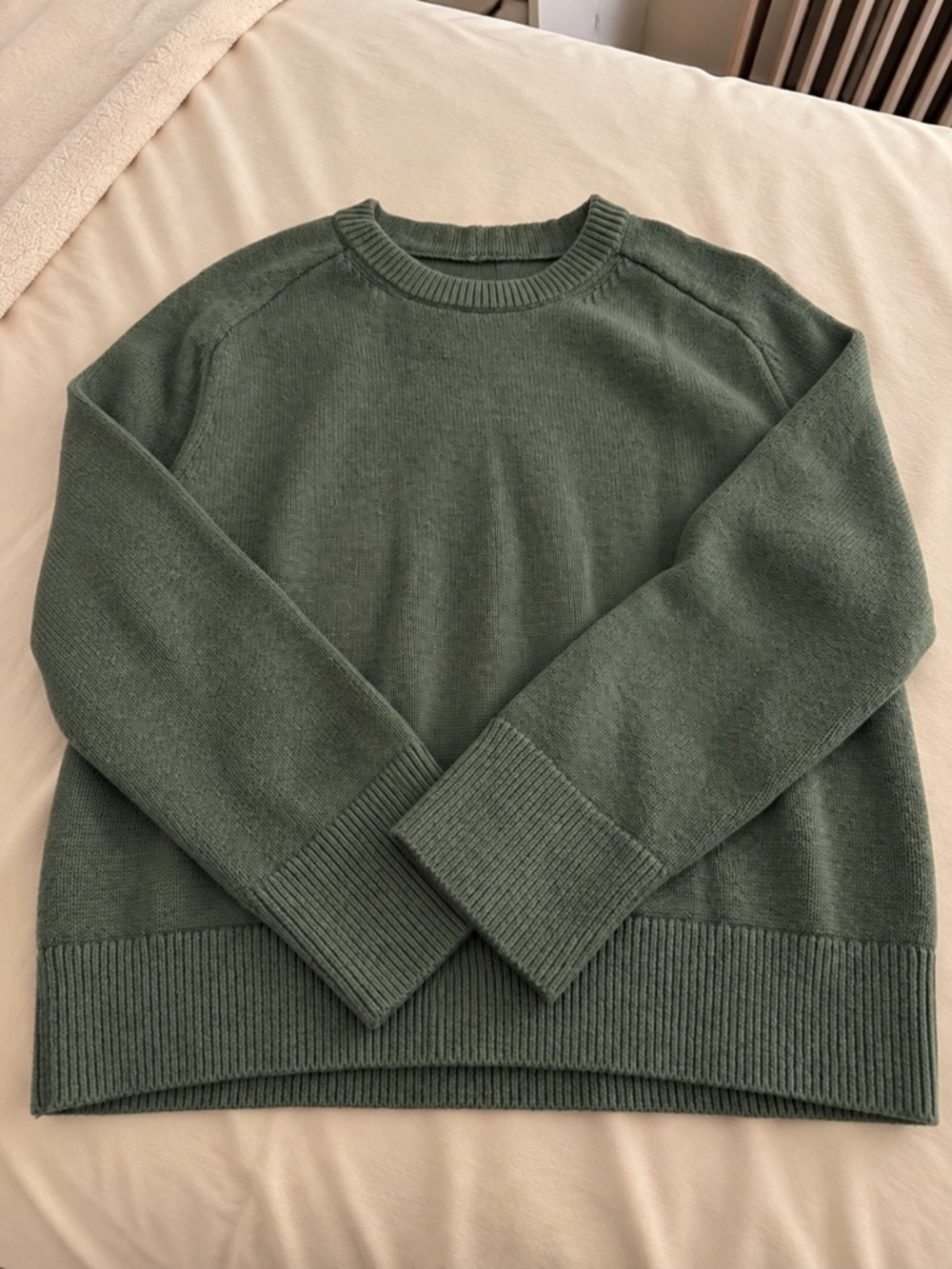 Abercrombie & Fitch Olive Green Crewneck Sweater